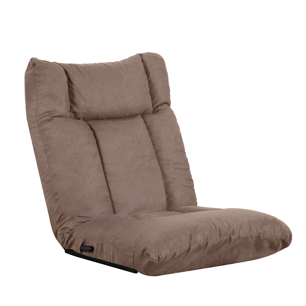 Adjustable Floor Sofa Folding Lounge Recliner Gaming Chair w/ Headrest Mocha - Walmart.com 
