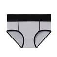 thumbnail image 3 of Ruimatai Cotton Underwear for Women 5 Pack Plus Size Seamless High Waist Briefs Full Coverage Breathable Panties, 3 of 7