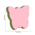 Cute Shaped Sticky Notes 100 Pack, Assorted Fruit & Animal Die-Cut Memo ...