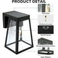 thumbnail image 3 of Lutec Solar Outdoor Wall Lantern (2 Count), 3 of 7