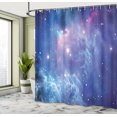 thumbnail image 5 of Ambesonne Nebula Shower Curtain, Star Clusters in Space, 69"Wx84"L, Purple Navy, 5 of 5