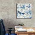 thumbnail image 3 of Epic Graffiti 'Indigold XI ' by Lisa Audit, Canvas Wall Art, 26"x26", 3 of 8