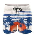 thumbnail image 4 of Gamivast Men Beach Shorts Trunks - Board Shorts for Men Swim - Summer Swimming Pants for Men, Variety Of Tropical & Classic Designs Blue XXL My Recent Orders Placed Account Purchase History, 4 of 4