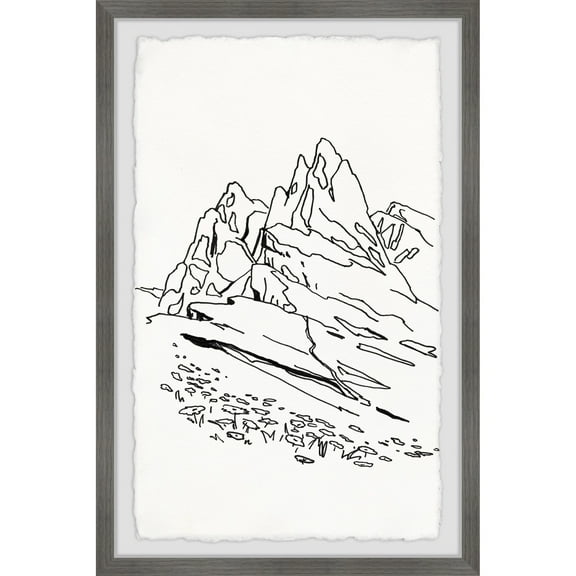 Marmont Hill Inc. 'Conquer the Peak' Framed Painting Print 24 x 36