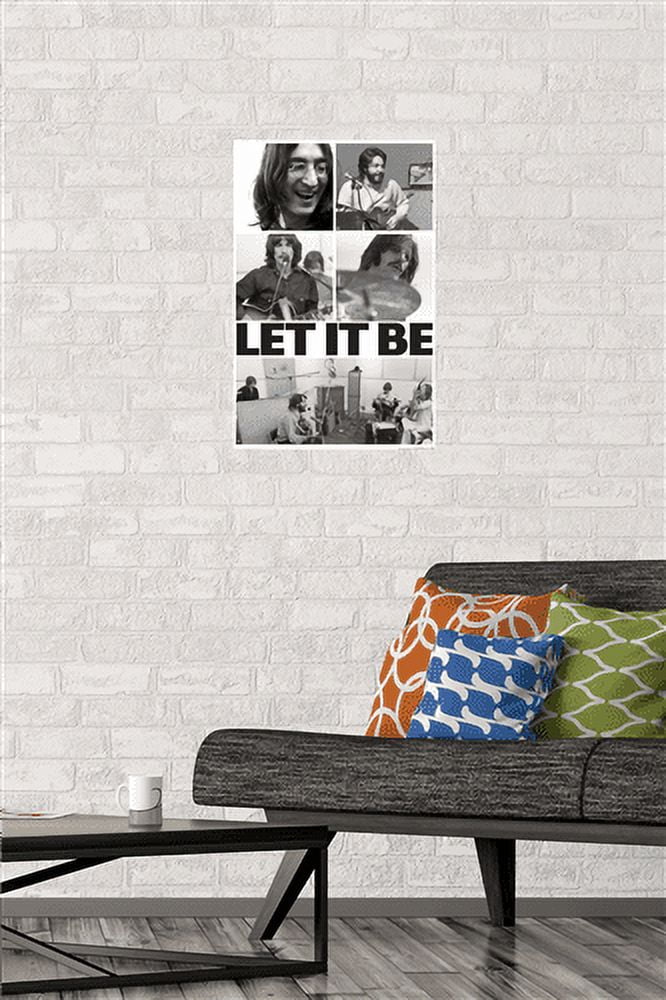 The Beatles - Let It Be Compilation Wall Poster, 14.725" x 22.375"