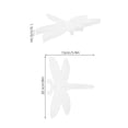 thumbnail image 2 of LOLIPPYY 2-Pack Dragonfly Resin Mold White Silicone High Precision for Embossed Wall Art, Decorations, and Craft Ornaments, 2 of 7