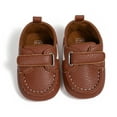 thumbnail image 2 of Bonario Baby Boys Loafers Infant Crib Shoes Newborn PU Sneakers for First Walkers 3-18 Months, 2 of 8
