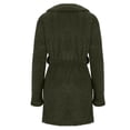 thumbnail image 5 of DuoJiaJ Soft Fleece Bathrobe For Cozy Warm Kimono Robe With Shawl Collar Home Loungewear Sleepwear Womens Sleepwear Green L, 5 of 5