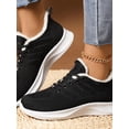 thumbnail image 7 of DLONGLI Women's Diabetic Orthopedic Arch Support Wide Width Winter Walking Shoes Fleece Lined Lace Up Breathable Knit Warm Cushioned Non-Slip Casual Shoes for Cold Weather, 7 of 7
