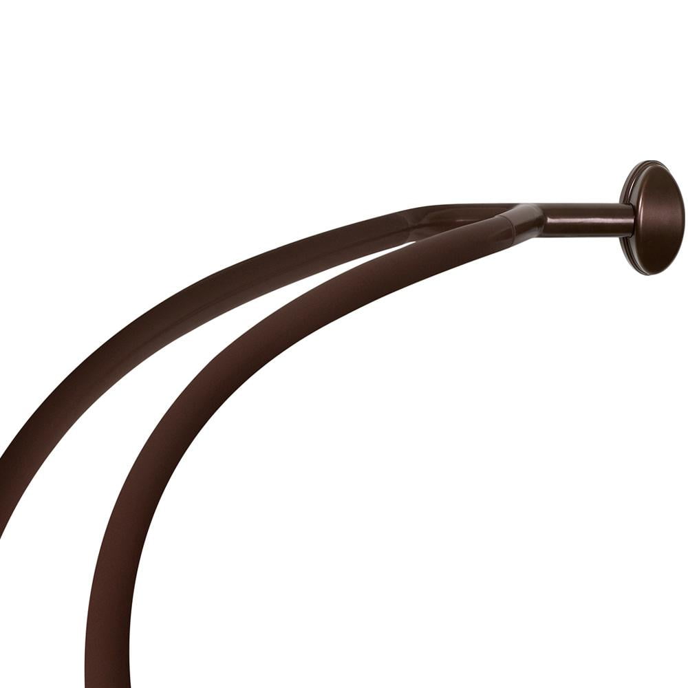Neverrust45 In To 72 In Aluminum Double Curved Shower Curtain Rod In Bronze New Open Box Walmartcom Walmartcom Neverrust45 In To 72 In Aluminum Double Curved Shower Curtain Rod In Bronze New Open Box Walmartcom Walmartcom