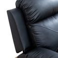 thumbnail image 6 of Aukfa 37" Power Recliner Sofa Chair for Living Room, Home Theater Reclining, Flannel, Black, 6 of 10