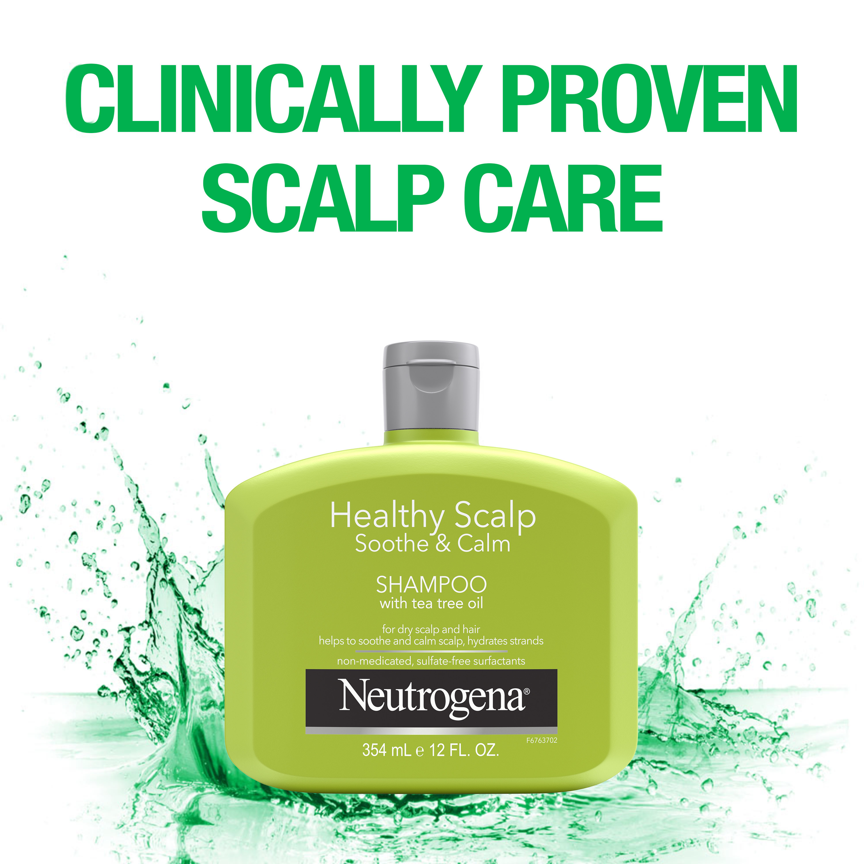 Neutrogena Tea Tree Oil Shampoo To Refresh & Moisturize Dry Scalp ...