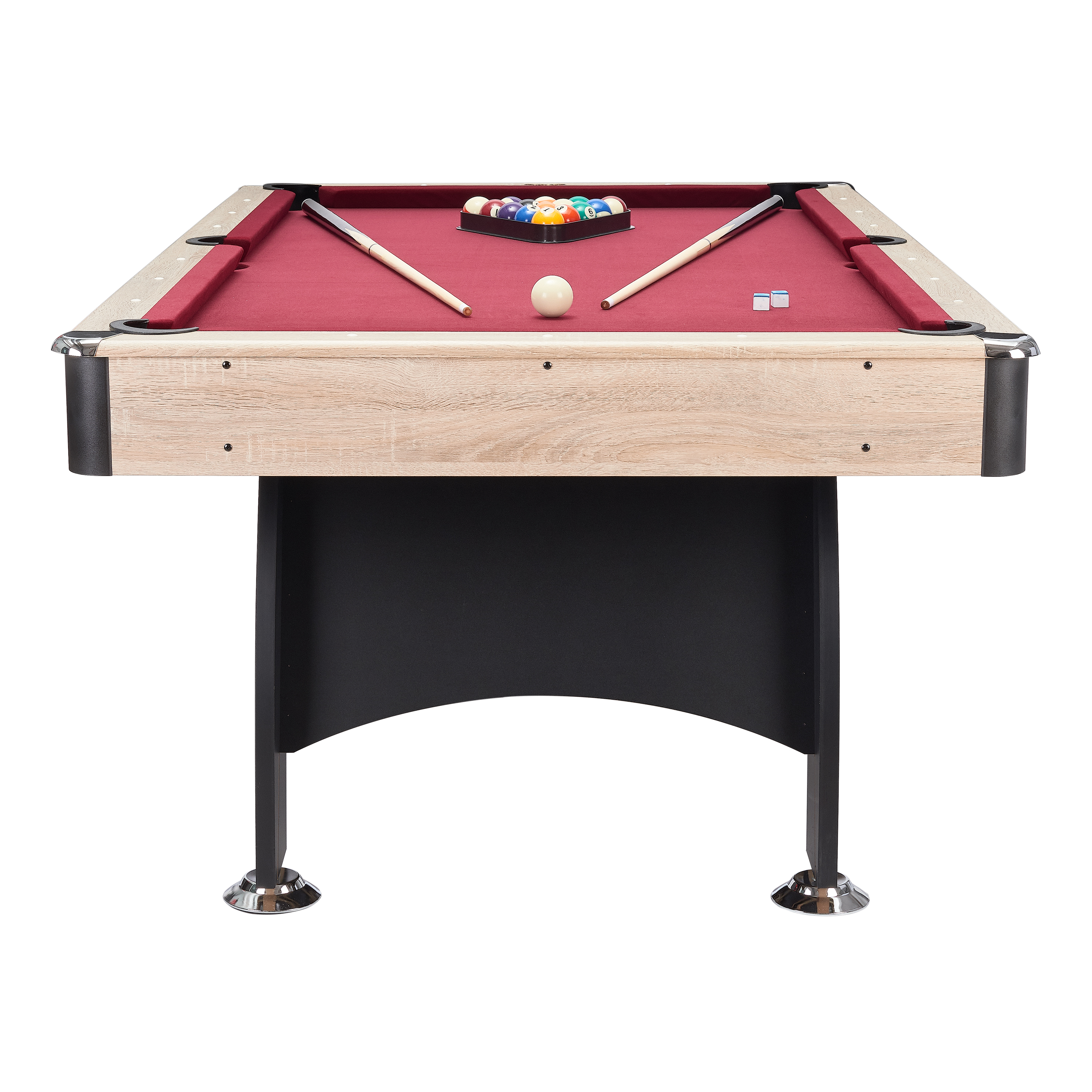 Airzone 84" Pool Table with Accessories, Red Felt - image 3 of 4
