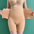 thumbnail image 5 of TFEOQRY Shapewear Panties for Women Solid Color High Waist Abdomen Closing Open Hip Lifting Sling Underwearbody Shaping Clothes Beige, 5 of 9