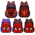 thumbnail image 4 of Mochila escolar de Disney Spiderman con diseño en 3D del Capitán América para niños, mochila con figura de anime, regalo para niños de primaria y jardín de infantes, 4 of 5