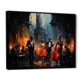 thumbnail image 2 of Designart "Harmonious Harlem Melodies III" African American Floater Framed Wall Art Living Room, 2 of 7