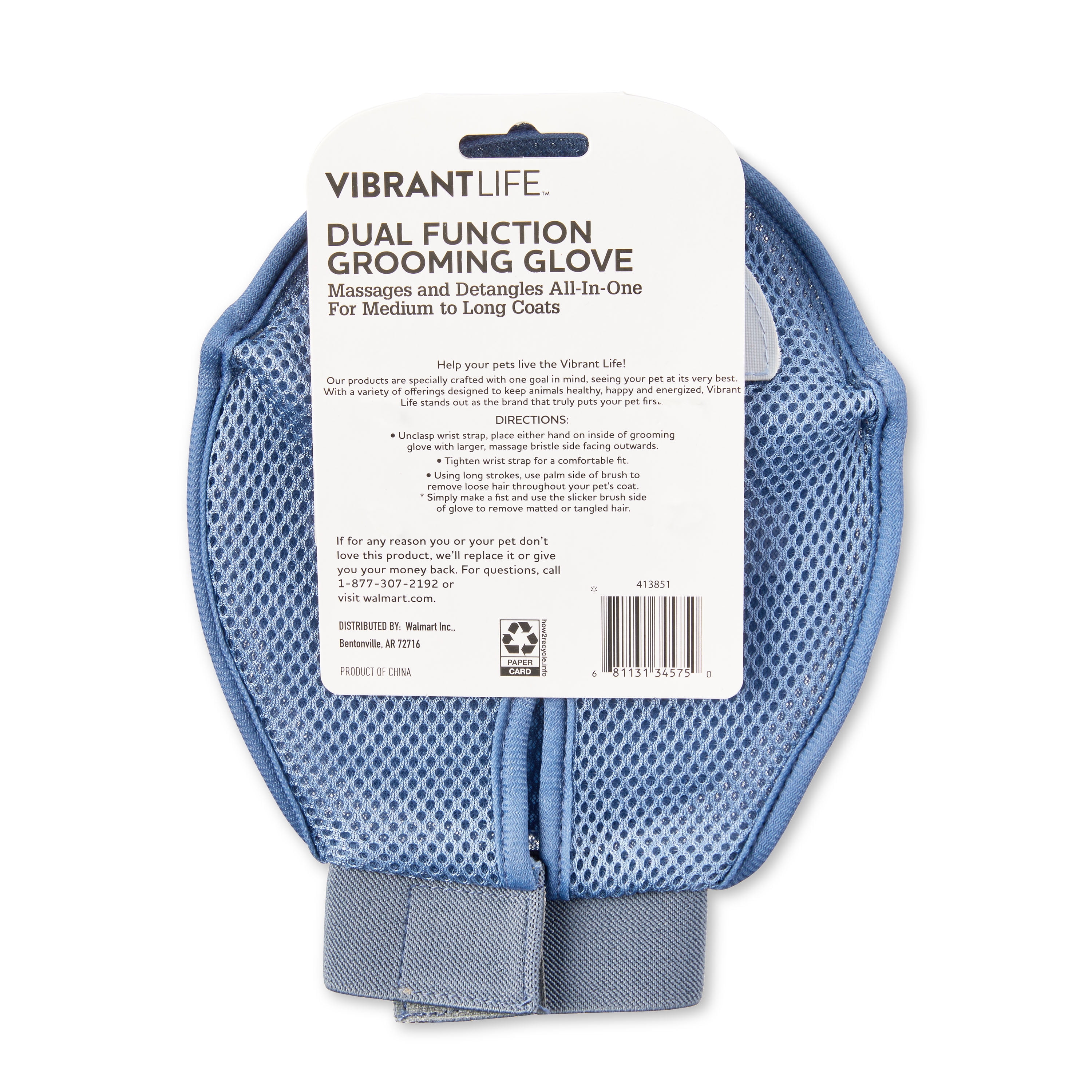 Vibrant Life Dual Function Grooming Glove