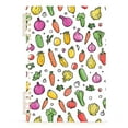 thumbnail image 7 of FORMRS 1-Subject Spiral Notebook 8" x 5" College Ruled 60 Refillable Sheet, 2 Pack, Various Vegetables Pattern, 7 of 7