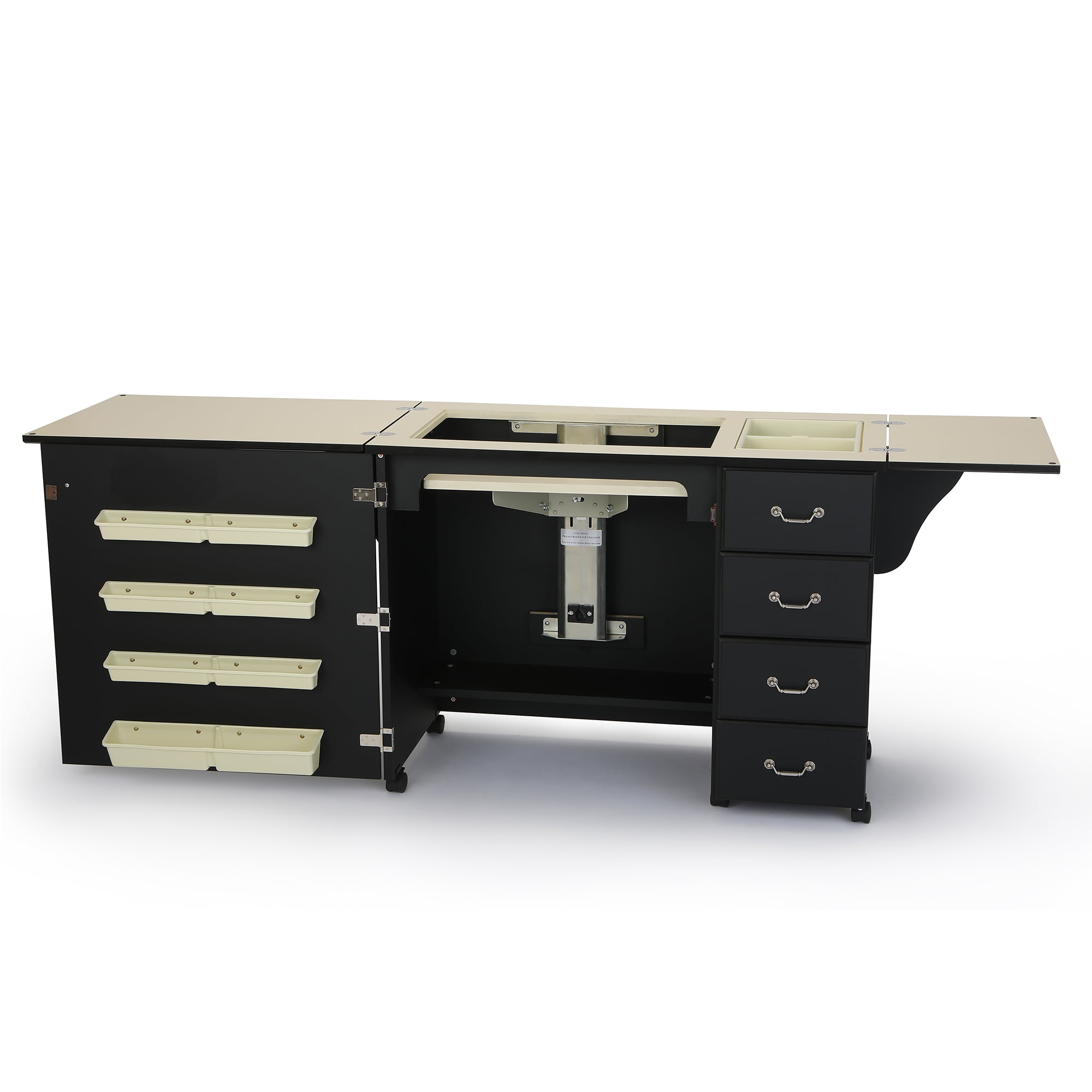 Arrow Norma Jean Sewing Cabinet and Table with Lift, 4 Finishes