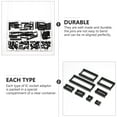 thumbnail image 3 of PAMINGONO 150Pcs Rectangular Plastic IC Socket for Circuit Assembly and, 3 of 8