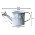 thumbnail image 2 of Cubos De Metal, Maceta De Hierro, Maceta De Metal, Contenedor De Jardín, Maceta Vintage Para Bonsái, Soporte Para Jarra Para El Jardín Del Hogar Methold HA036544-00, 2 of 6