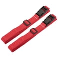 thumbnail image 1 of Unique Bargains Sangles de Bagage Réglables 2m avec Boucle à Dégagement Rapide, Rouge 2 Pack, 1 of 5