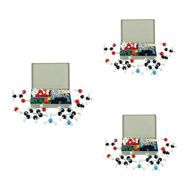 Kit de Modelo Molecular de 720 Piezas Química Orgánica Modelo Orbital de Electrones Moleculares, Herramienta de Ayuda Química para Lecciones de Química