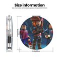 thumbnail image 3 of Qekee Roblox Print Compact Makeup Mirror Folding Mini Pocket Mirror Portable Hand Mirror Double-Sided 2 x 1x Magnification for Woman Girls-Round Shape, 3 of 9