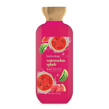 Bodycology Watermelon Splash 2-in-1 Body Wash and Bubble Bath  16 fl oz