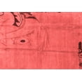 thumbnail image 1 of Ahgly Company Indoor Rectangle Abstract Red Modern Area Rugs, 2' x 4', 1 of 4