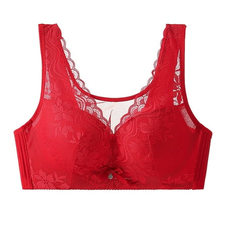 Women s Bra Sheer Lace Bra Plunge Unlined Full Coverage See Through Underwire Bra Clearance Bras for Women Under 5 Dollars