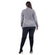 thumbnail image 3 of Sueter de rayas Roman Fashion /Tallas Extras, 6598 (Negro /Blanco) negro 42, 3 of 6
