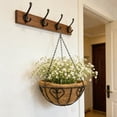 thumbnail image 4 of 2Pcs Heart Shaped Hanging Basket with Iron Chain Hooks,Iron Planter ,Indoor Outdoor Suspended Basket for Balcony Garden Wall Decor, 4 of 6
