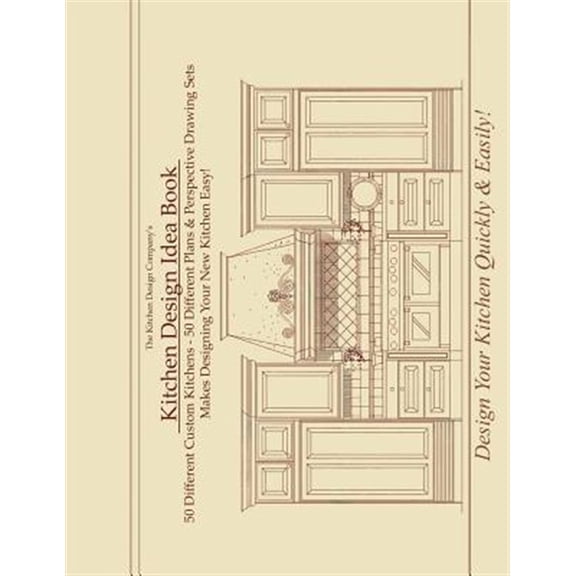 Pre-Owned Kitchen Design Idea Book: Portfolio of 50 Custom Kitchen Layouts and Perspective drawings Paperback 1522752684 9781522752684 Joe Brandao