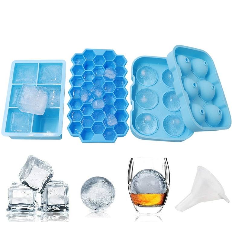 Whiskey Ice Ball Maker Silicone Sphere Ice Cube Mold Bar Whiskey Drink Ice  Cube DIY Making Tools Kitchen Bar Accessories