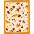 thumbnail image 4 of Fall Blanket for Couch/Bed Autunm Maple Leaf Thanksgiving Throw Blanket Soft Cozy Flannel Throws All Seanson Blanket for Boys/Grils Kids 49"x59", 4 of 6
