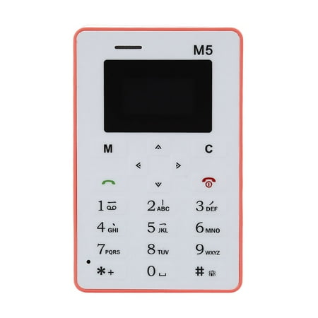 - Original Incoming Call Vibration Function 1inch Led Screen Ultra Thin Card Pocket Mini Mobile Phone Dual Band Low Radiation for Kids