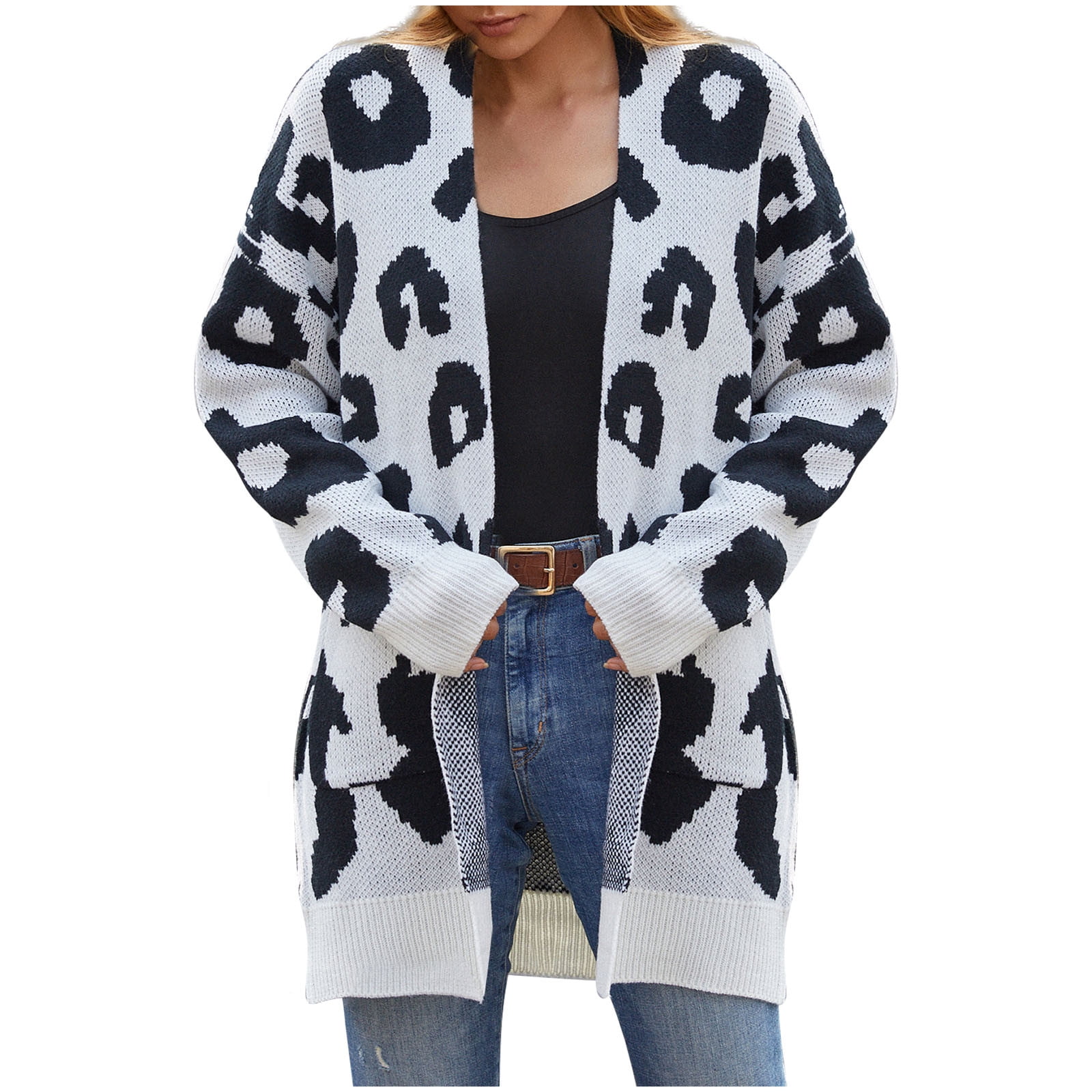 Bigersell Women's Trendy Lightweight Sweater Coats Fashion Women Casual  V-Neck Long Sleeve Fall Sweater Cardigan Blouse Button Tops Ladies Winter  Sweater Coats - Walmart.com