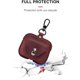 thumbnail image 4 of Crazy Horse Funda de Cuero Genuino para Auriculares Compatible con AirPods Pro, Estuche de Viaje para Auriculares de Cuero Suave y Duradero con Llavero, Azul, 4 of 5