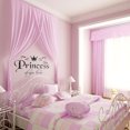 thumbnail image 3 of Princess Sleeps Here DIY Removable Girls Bedroom Wall Sticker Decals, 3 of 6