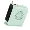 thumbnail image 4 of Calentador eléctrico para espacios, calentador eléctrico portátil versátil de calentamiento rápido para el hogar, oficina, suministros de invierno, enchufe europeo verde de 220V, 4 of 10
