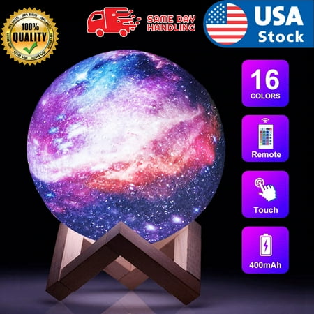 

AOK 3D Printing Remote Moon Lamp USB LED Night Light Moonlight Touch Color Changing