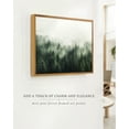 thumbnail image 5 of Drsoum Framed Canvas Wall Art Vintage Classical Oil Painting Green Pine Tree Forest Room Decor for Bathroom Bedroom Living Room - 8x10in Natural Framed, 5 of 7