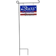 Northlight 39.25" Stars and Stripes Forever Americana Outdoor Metal Yard Sign