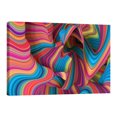thumbnail image 1 of Cuadro Decorativo Abstracto Ondas De Colores Canvas Revolution  Cuadro 90 x 60 cm, 1 of 5