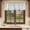 SpringGreen Ivory, variant on Green Eucalyptus Leaves Valances for Windows, Decorative Rod Pocket Window Valance Curtains, Spring Floral Weeping Farmhouse Short Curtain Drapes for Kitchen/Living Room, 2 Panels, 42" W x 12" L