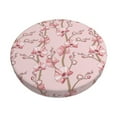 thumbnail image 6 of Uemuo Orchids Flowers Pattern Round Bar Stool Seat Covers Washable Stool Cushion Slipcover Elastic Bar Chair Covers-14 inch, 6 of 7