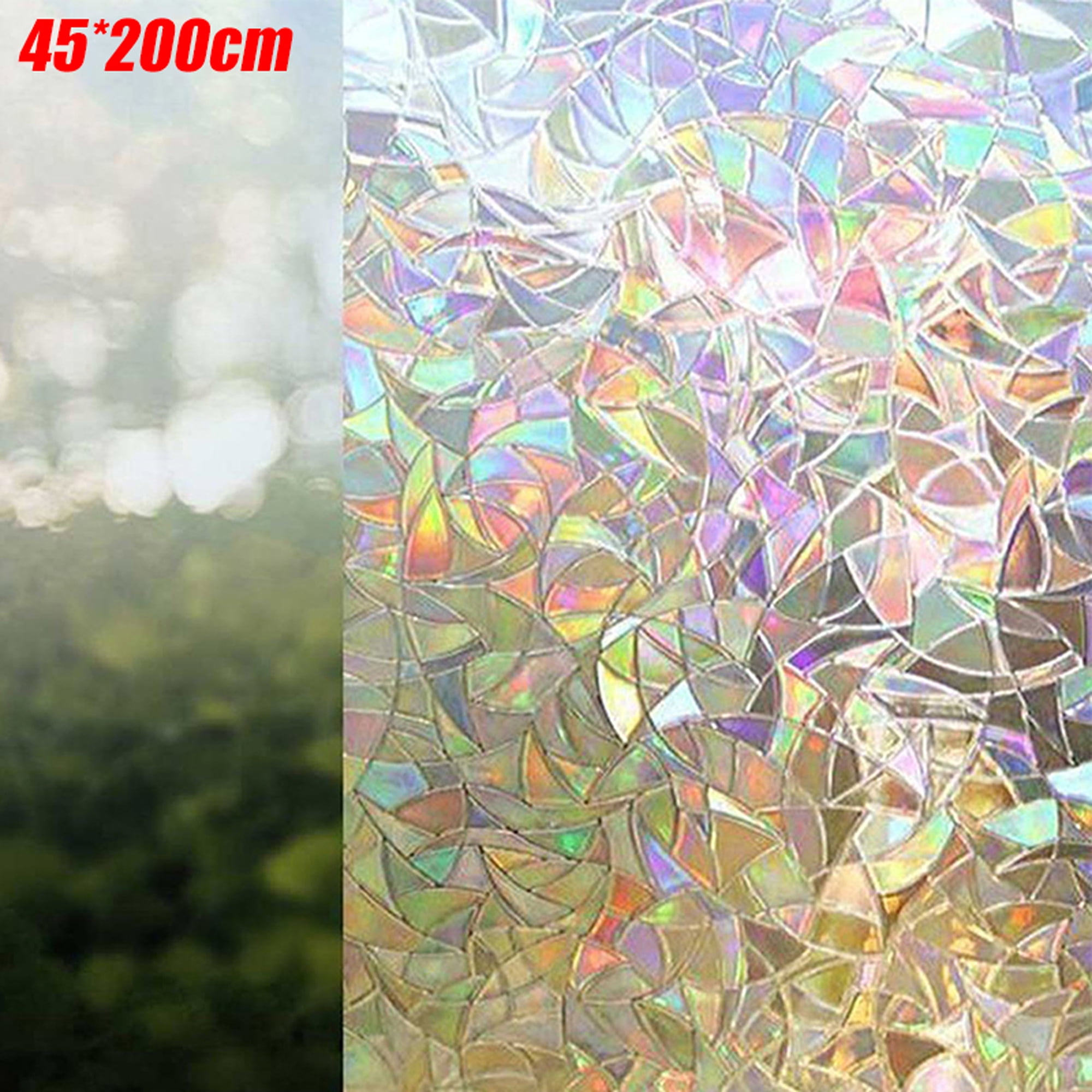 Volcanic Reflective Window Film Privacy Static Cling Glass Sticker Home