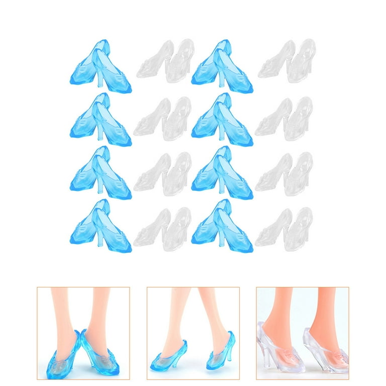 Gnome shoes 60 Pairs Doll High Heel Shoes Fashion Doll Shoes Replacement  Doll Shoes Replacement for Doll 