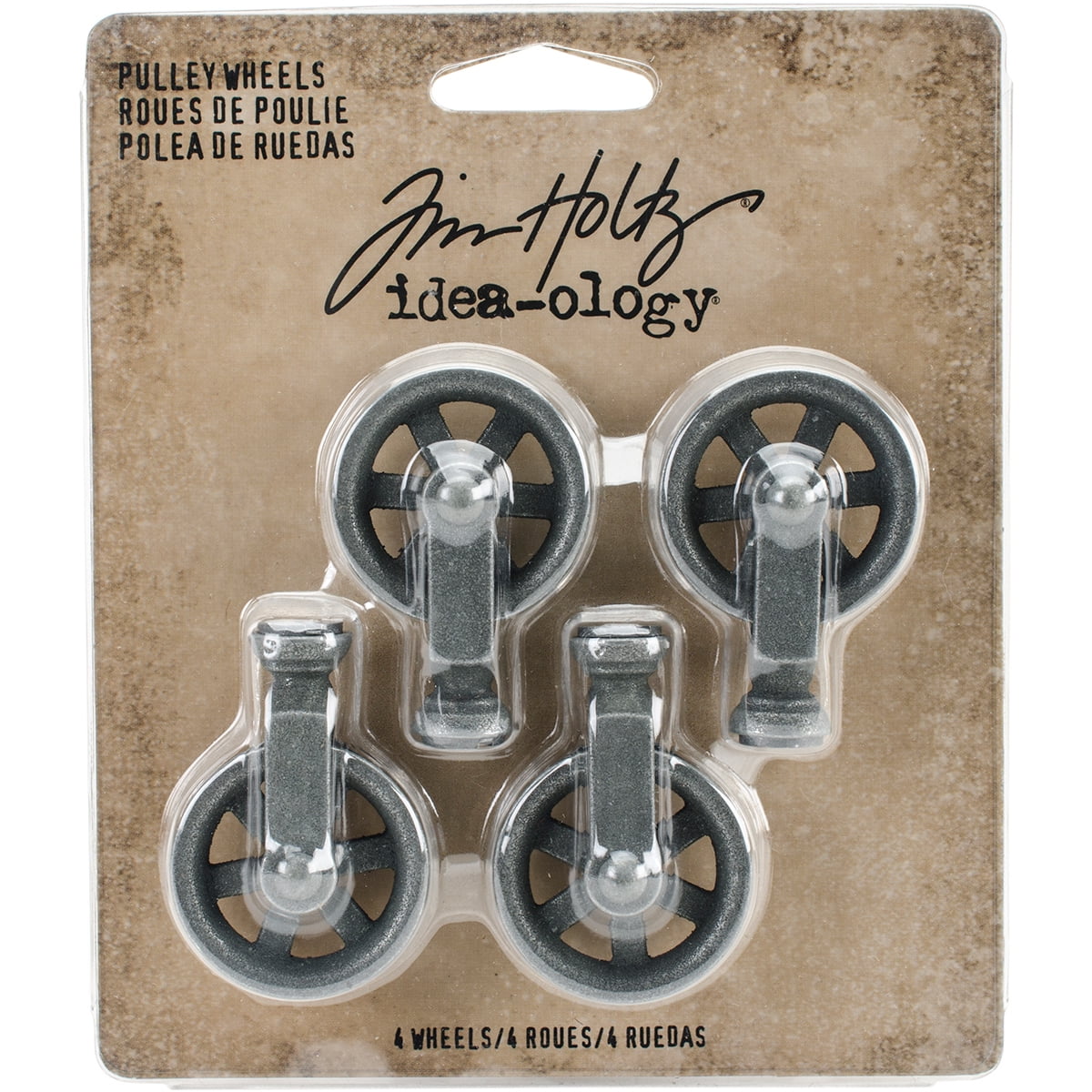 Tim Holtz IdeaOlogy Mini Pulley Wheels TH Ideaology